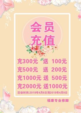 会员充值
