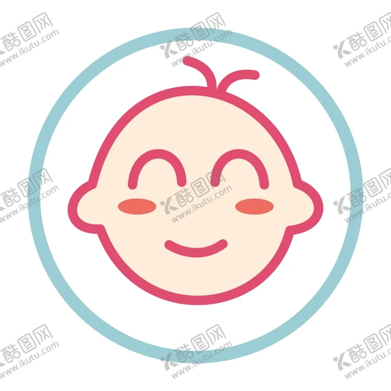 编号：81867307011932472840【酷图网】源文件下载-婴儿标志可爱宝宝图标