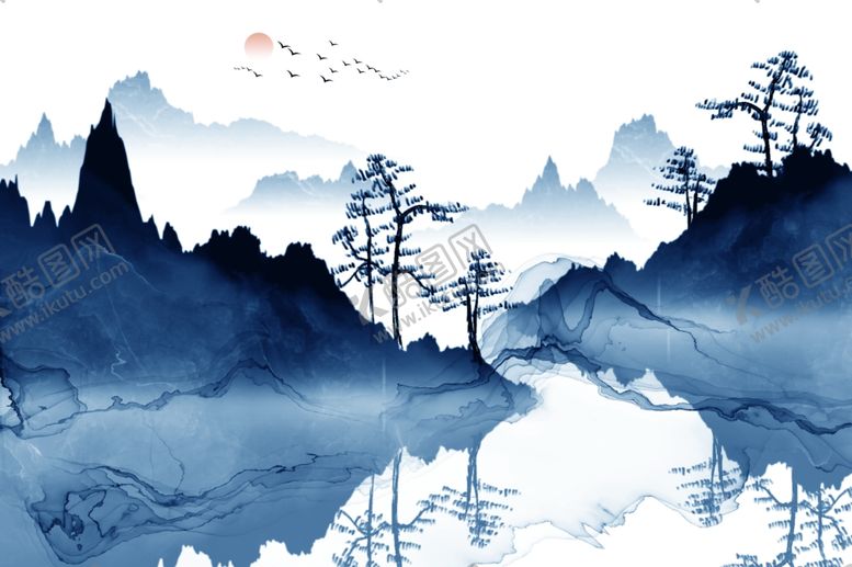 编号：76403307070248211340【酷图网】源文件下载-写意山水画