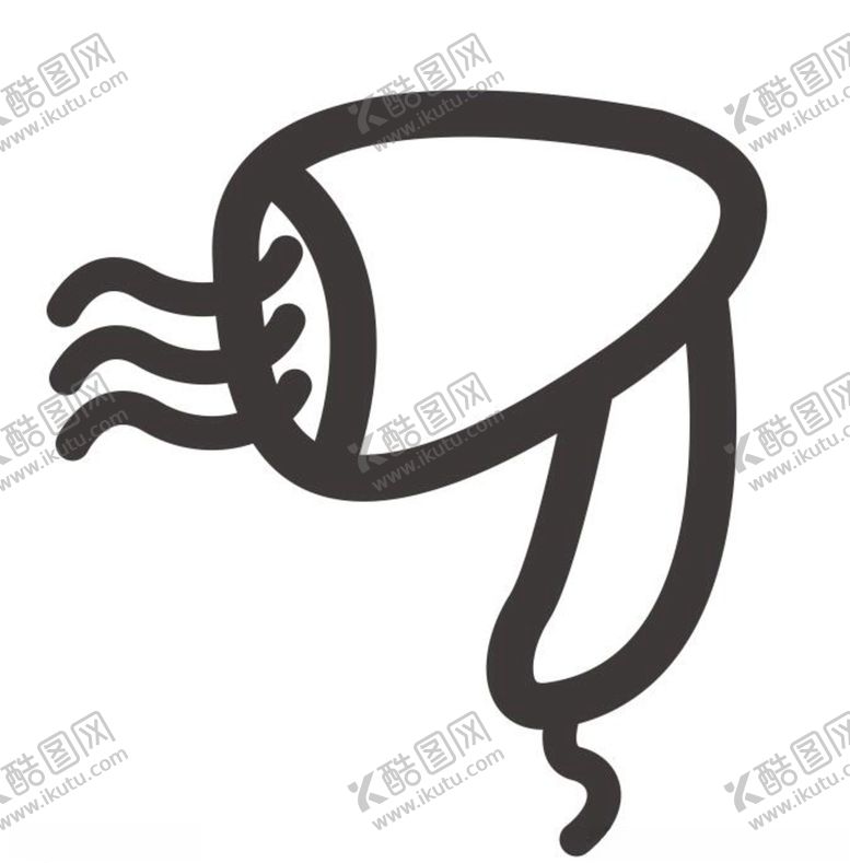 编号：66399409271515445101【酷图网】源文件下载-矢量吹风机