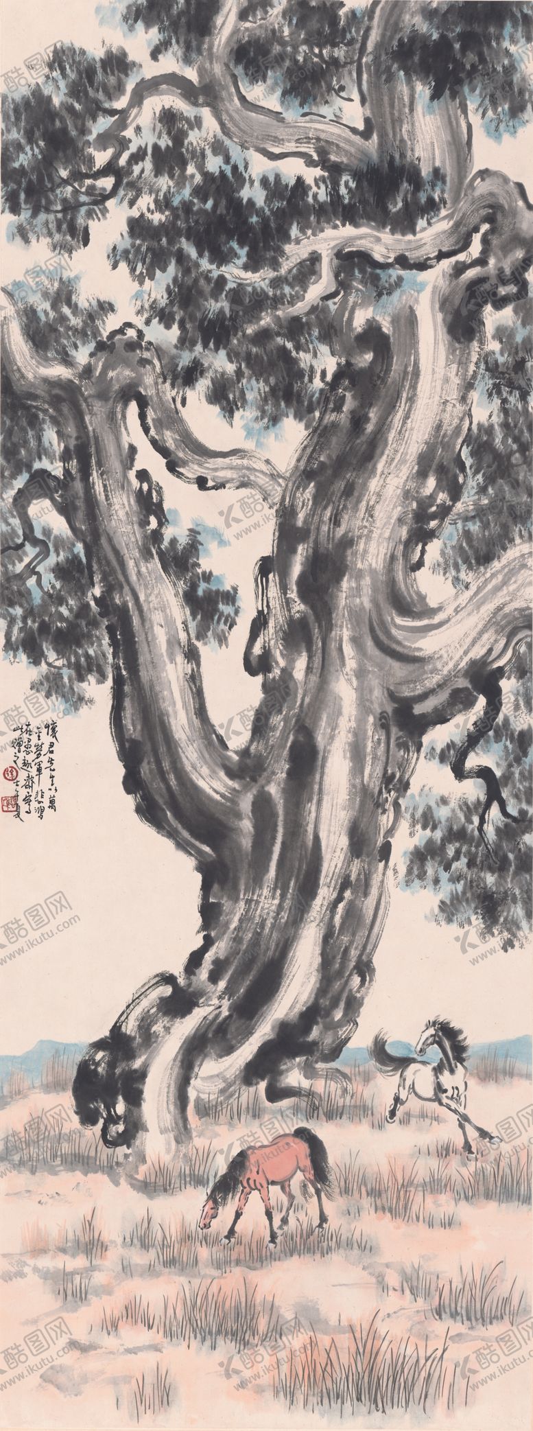 编号：68831805150300203763【酷图网】源文件下载-树枝植物国画