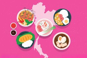 曼谷传统食物载体