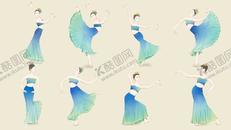 编号：49184701271321494934【酷图网】源文件下载-舞蹈人物插画