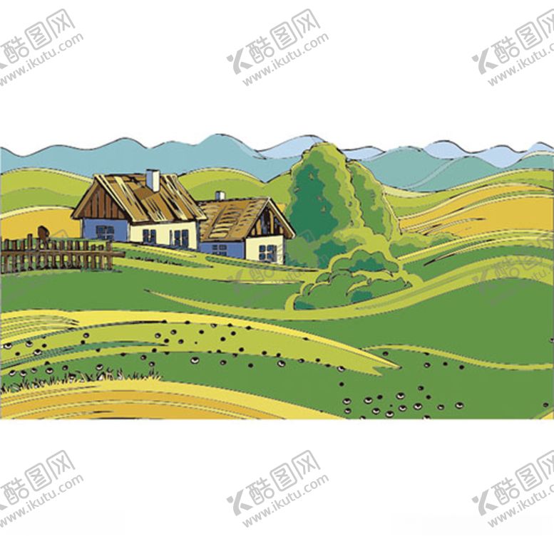 编号：94359009180839498329【酷图网】源文件下载-卡通牧场