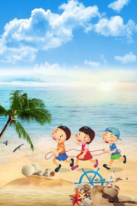 夏季沙滩