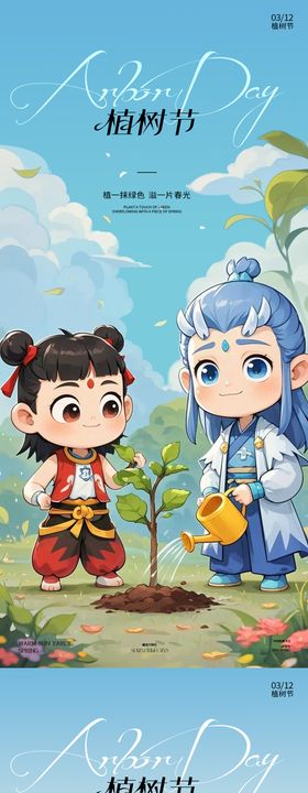 龙抬头哪吒热点海报