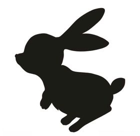 矢量兔子月兔