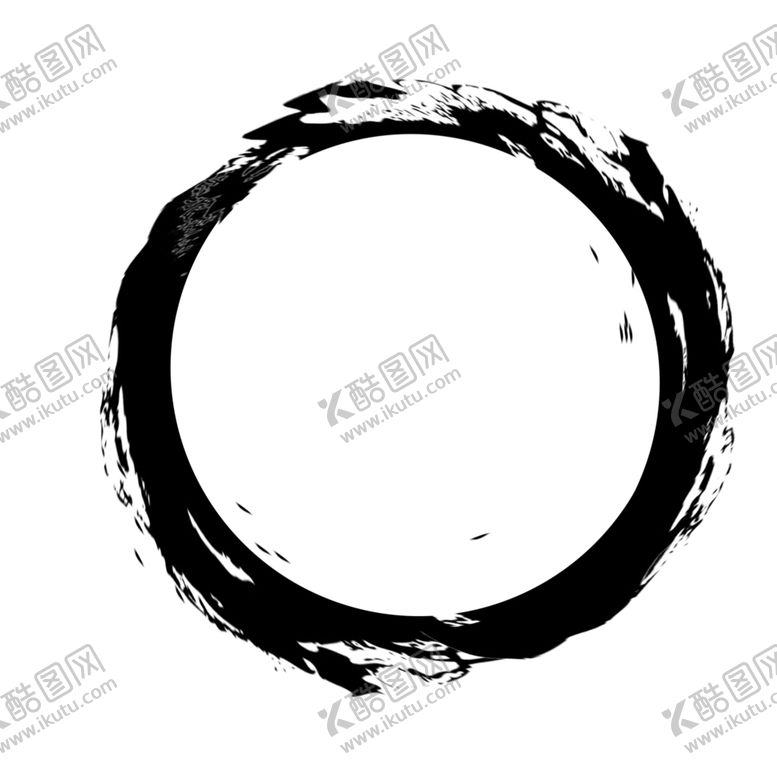 编号：12796107080450106914【酷图网】源文件下载-水墨边框元素