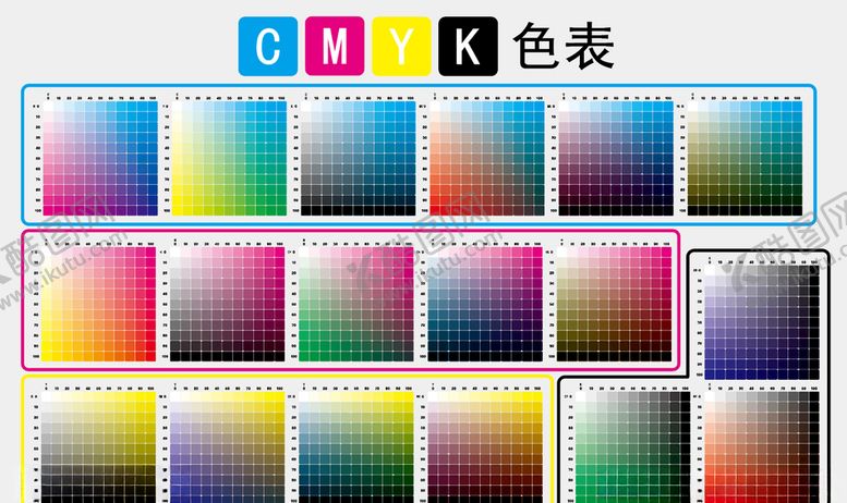 编号：18576306261349241253【酷图网】源文件下载-CMYK色谱色表打印色