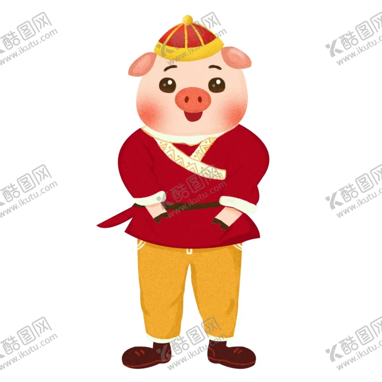编号：19116406231535201387【酷图网】源文件下载-手绘猪