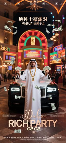 迪拜土豪派对