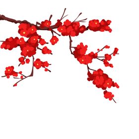 中国风水墨梅