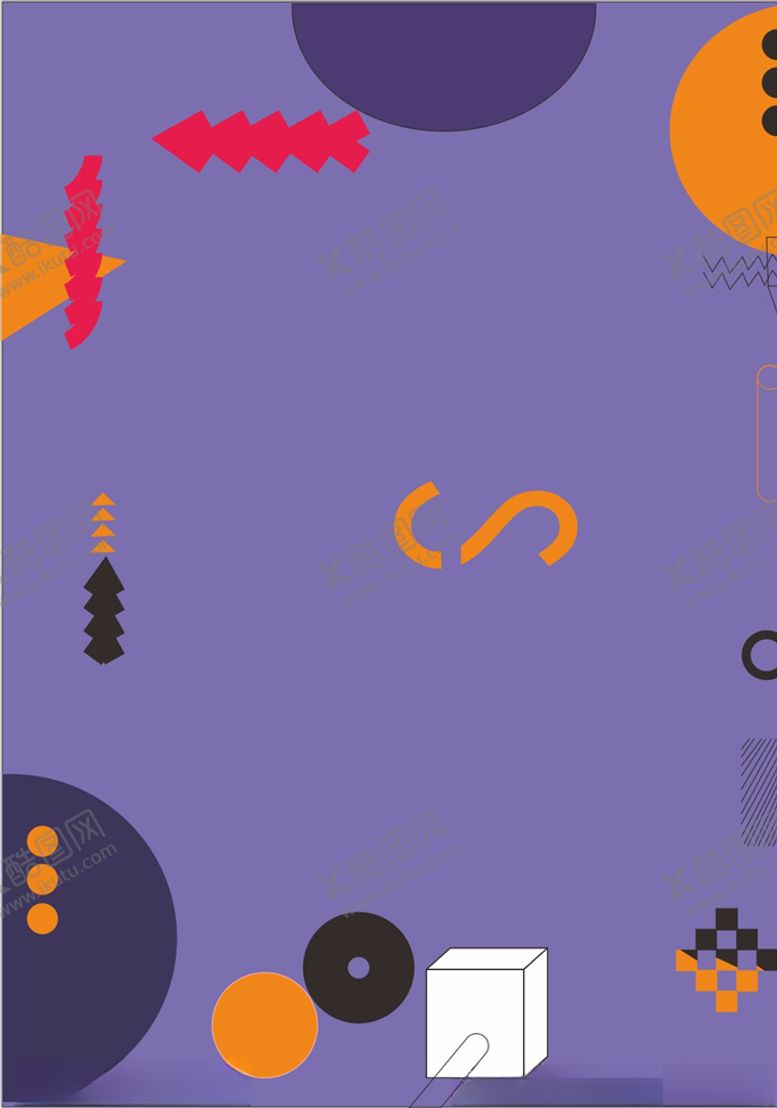 编号：63328309210034395366【酷图网】源文件下载-紫色几何背景图