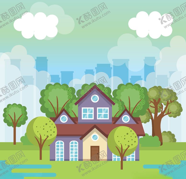 编号：32810209131140576072【酷图网】源文件下载-房屋