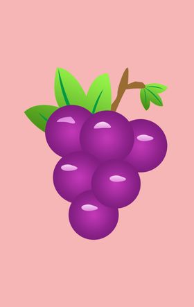葡萄插画