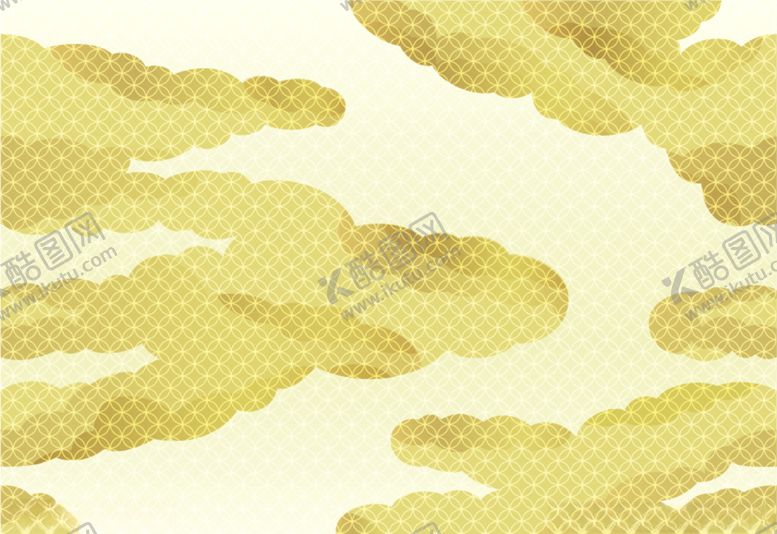 编号：67325610161337264493【酷图网】源文件下载-矢量祥云云彩背景图