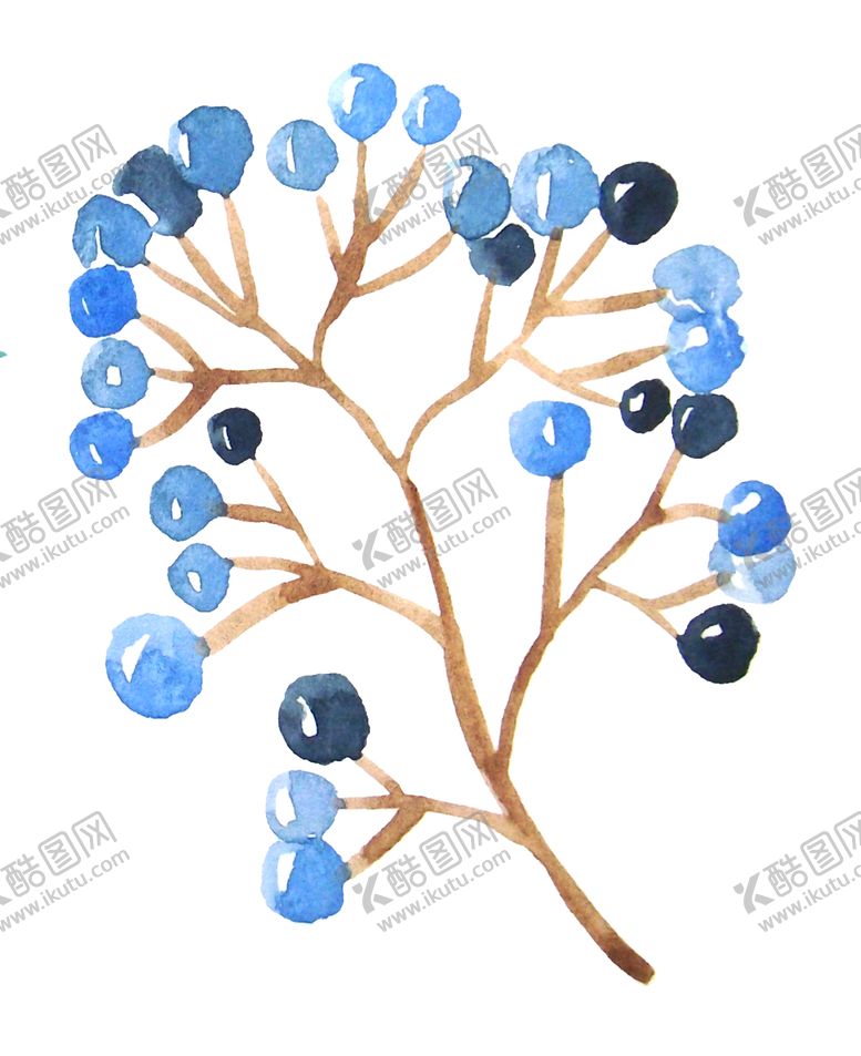 编号：19328410030331391096【酷图网】源文件下载-彩绘枝叶