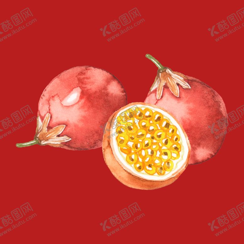 编号：89670601290235498126【酷图网】源文件下载-水果百香果