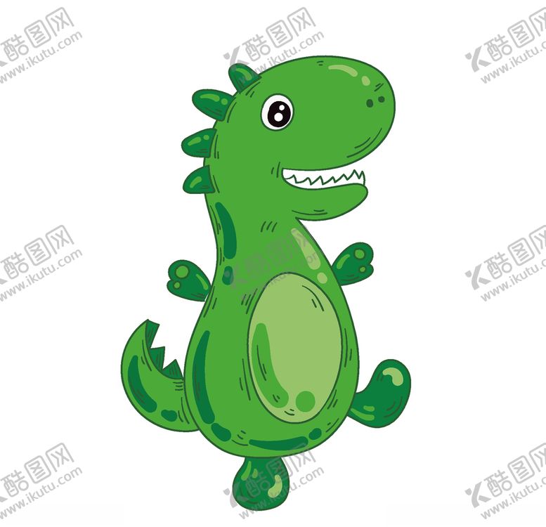 编号：17623409101408255174【酷图网】源文件下载-矢量恐龙