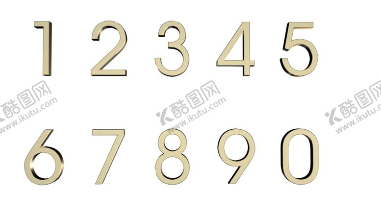 编号：91749305081530263500【酷图网】源文件下载-立体数字