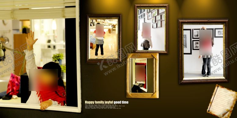 编号：69685109232014411216【酷图网】源文件下载-复古童年幼儿宝宝影楼相册模板