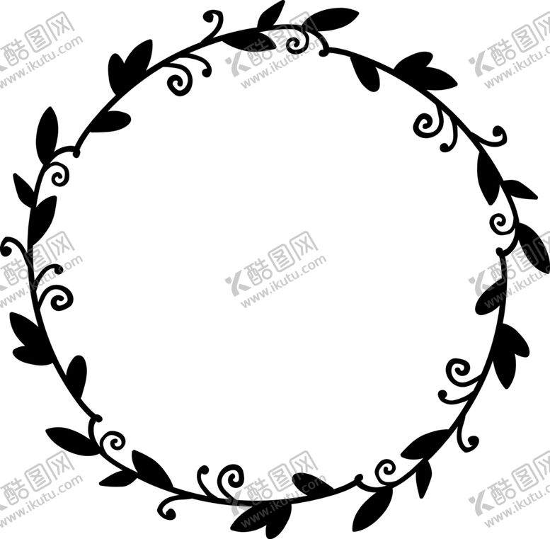 编号：80528009181719543901【酷图网】源文件下载-圆形花环