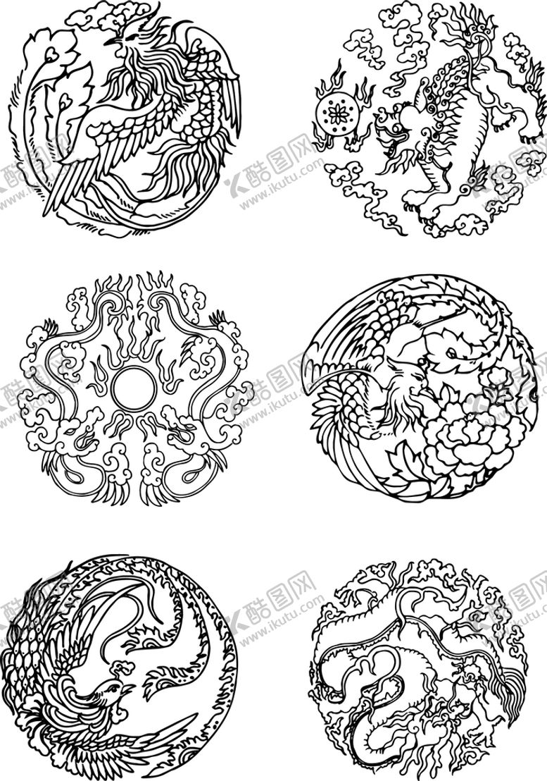 编号：40631809170943370879【酷图网】源文件下载-古代花纹