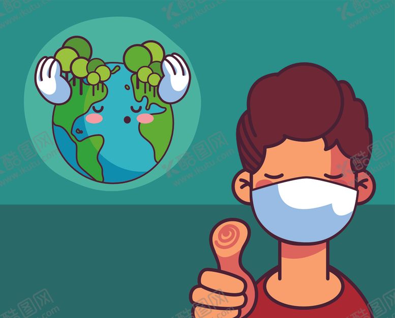 编号：29549210062053588047【酷图网】源文件下载-卡通生态保护