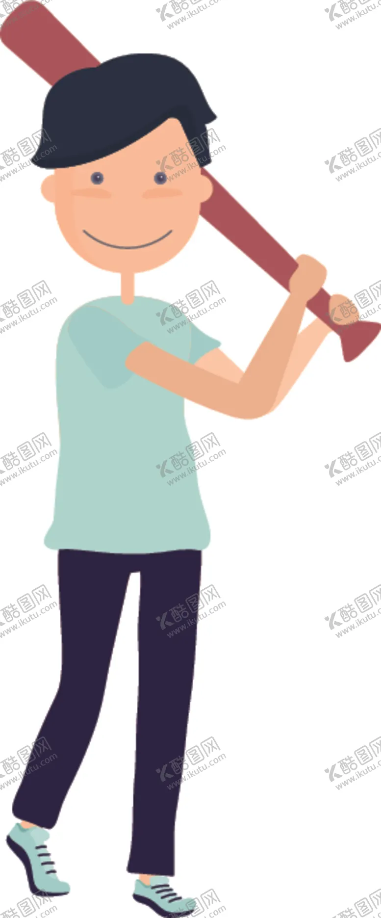 编号：77720607051115267358【酷图网】源文件下载-卡通运动人物