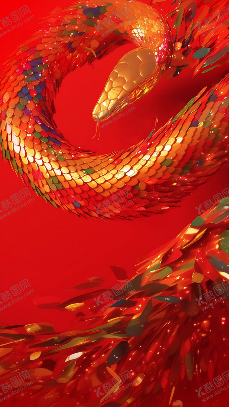 编号：10720202050120419436【酷图网】源文件下载-蛇年海报