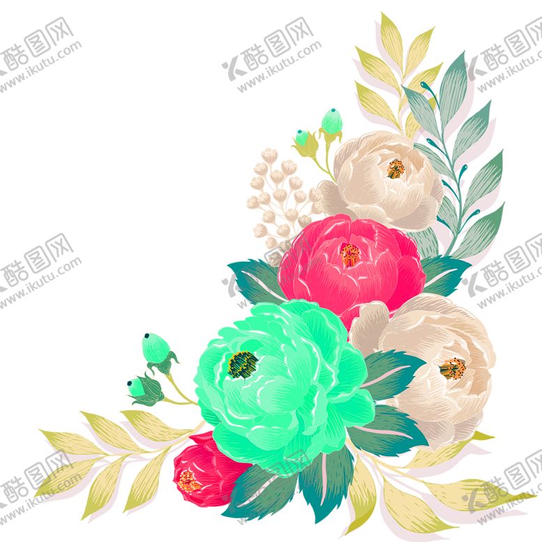 编号：66664011011541484393【酷图网】源文件下载-鲜花装饰