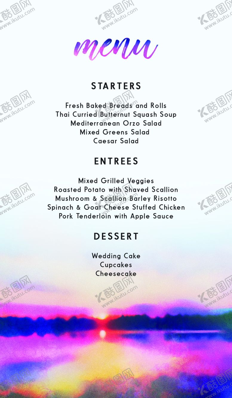 编号：62069209300142043260【酷图网】源文件下载-小清新水彩邀请函设计