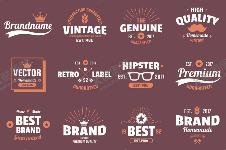 编号：75306210281230013237【酷图网】源文件下载-复古图标