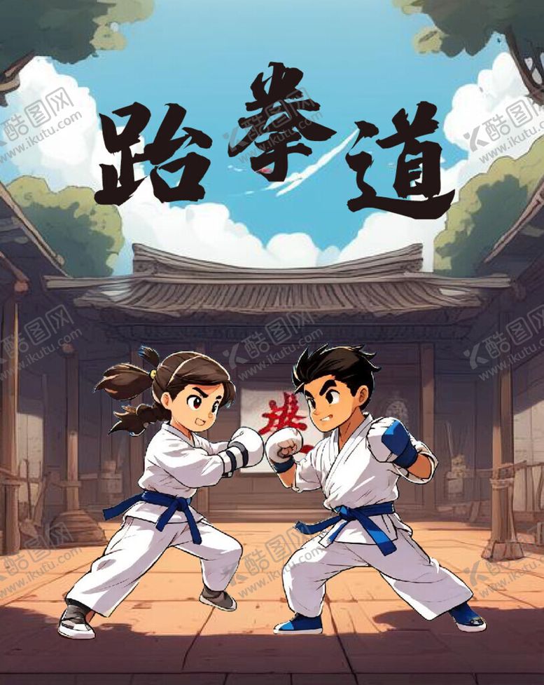 编号：27980902060247423418【酷图网】源文件下载-原创跆拳道海报