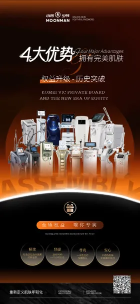 医美仪器光电海报