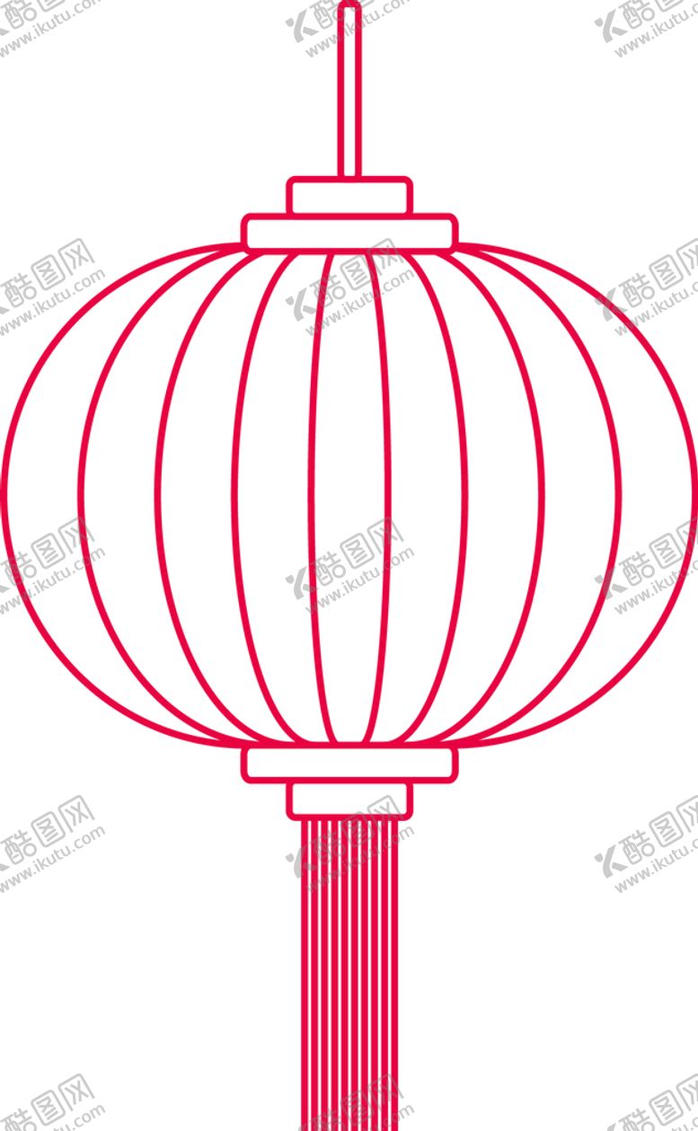 编号：32499810230253278128【酷图网】源文件下载-AI线条灯笼