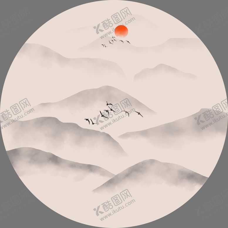编号：82724310151535561288【酷图网】源文件下载-水墨山水