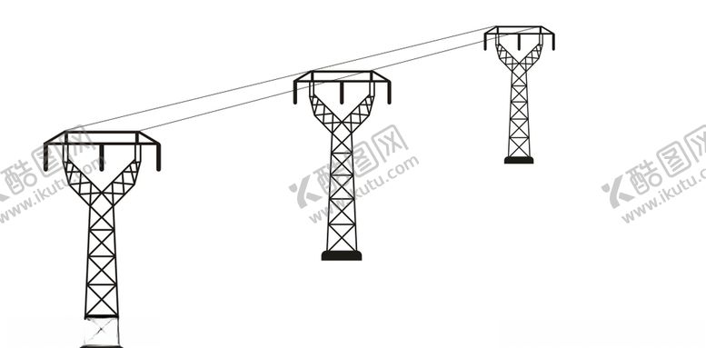 编号：66703210300308584097【酷图网】源文件下载-高压电线杆