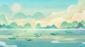 国潮山水