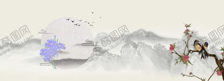编号：14082705080512269037【酷图网】源文件下载-中国风水墨背景