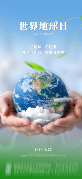 世界地球日海报