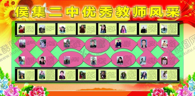 编号：66122907131851228105【酷图网】源文件下载-优秀教师风采