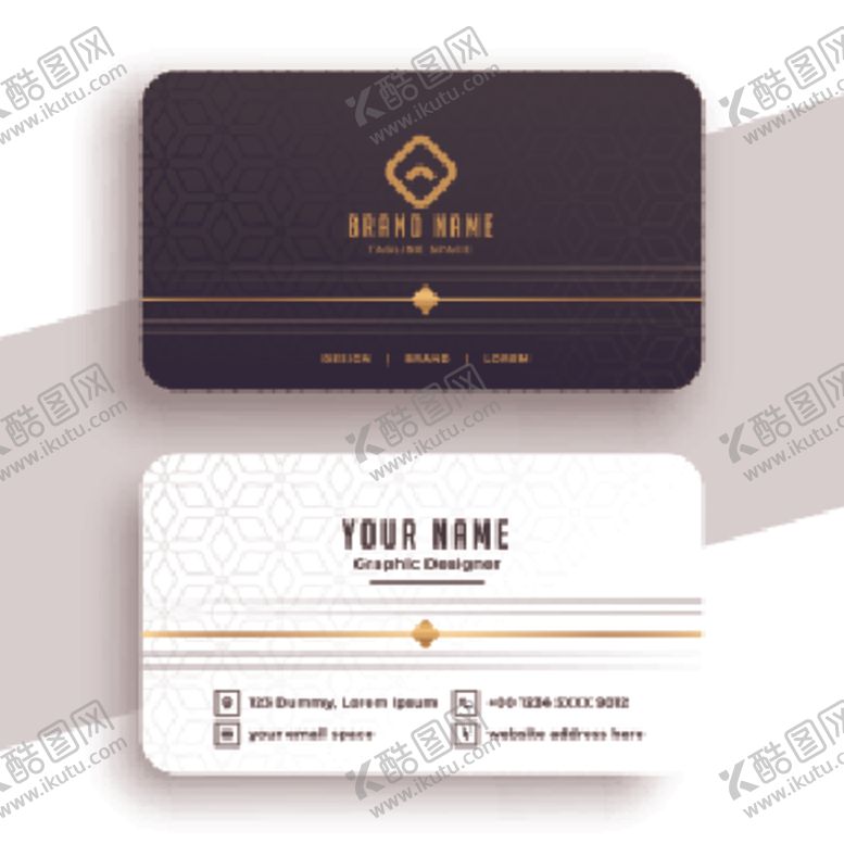 编号：90059109230223021698【酷图网】源文件下载-高端名片