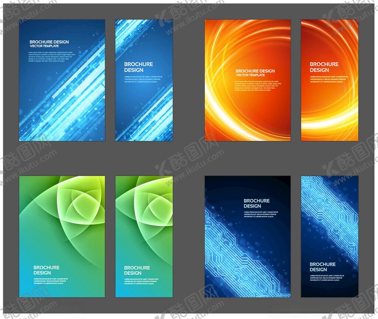 编号：72783404081621557747【酷图网】源文件下载-多彩渐变背景矢量图模板