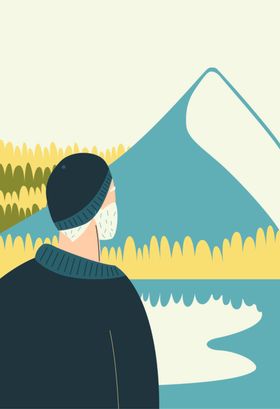 旅行风景插画