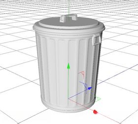 C4D模型垃圾桶