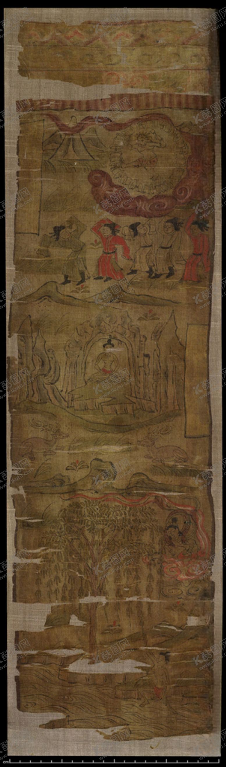 编号：45506910290101309529【酷图网】源文件下载-敦煌风格绘画图案