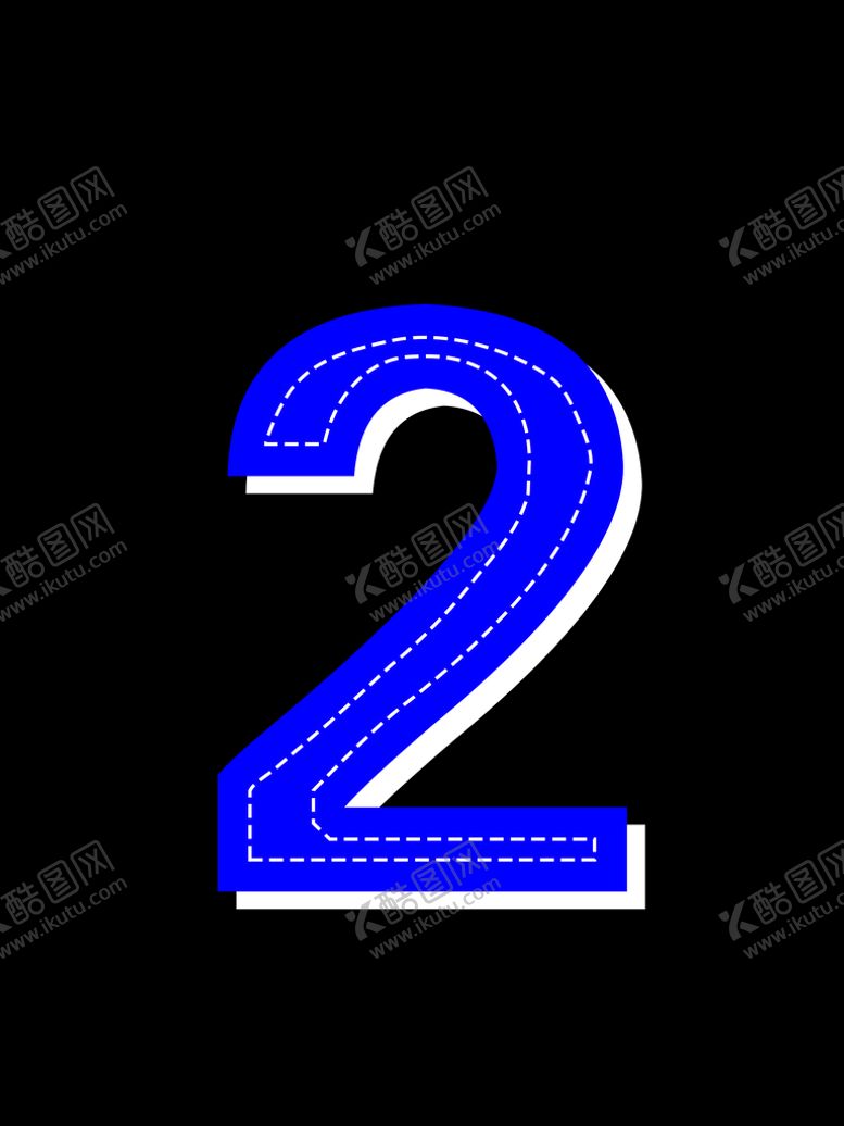 编号：72860309120120552890【酷图网】源文件下载-数字描边效果海报素材矢量