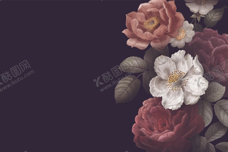 编号：61862909231214103422【酷图网】源文件下载-手绘鲜花