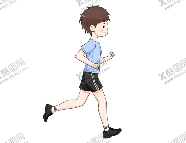 编号：21007402131505461758【酷图网】源文件下载-跑步的男孩